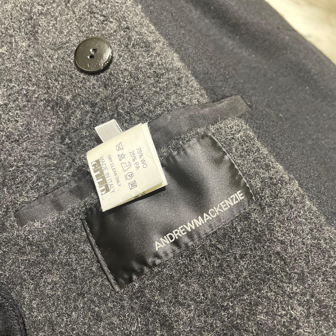 ANDREW MACKENZIE イタリア製 ウールコート【Ｌサイズ（48）】