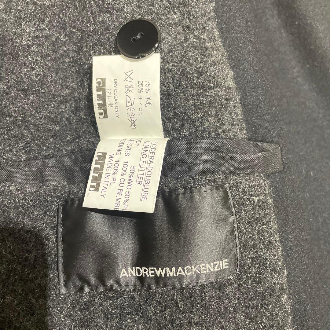 ANDREW MACKENZIE イタリア製 ウールコート【Ｌサイズ（48）】