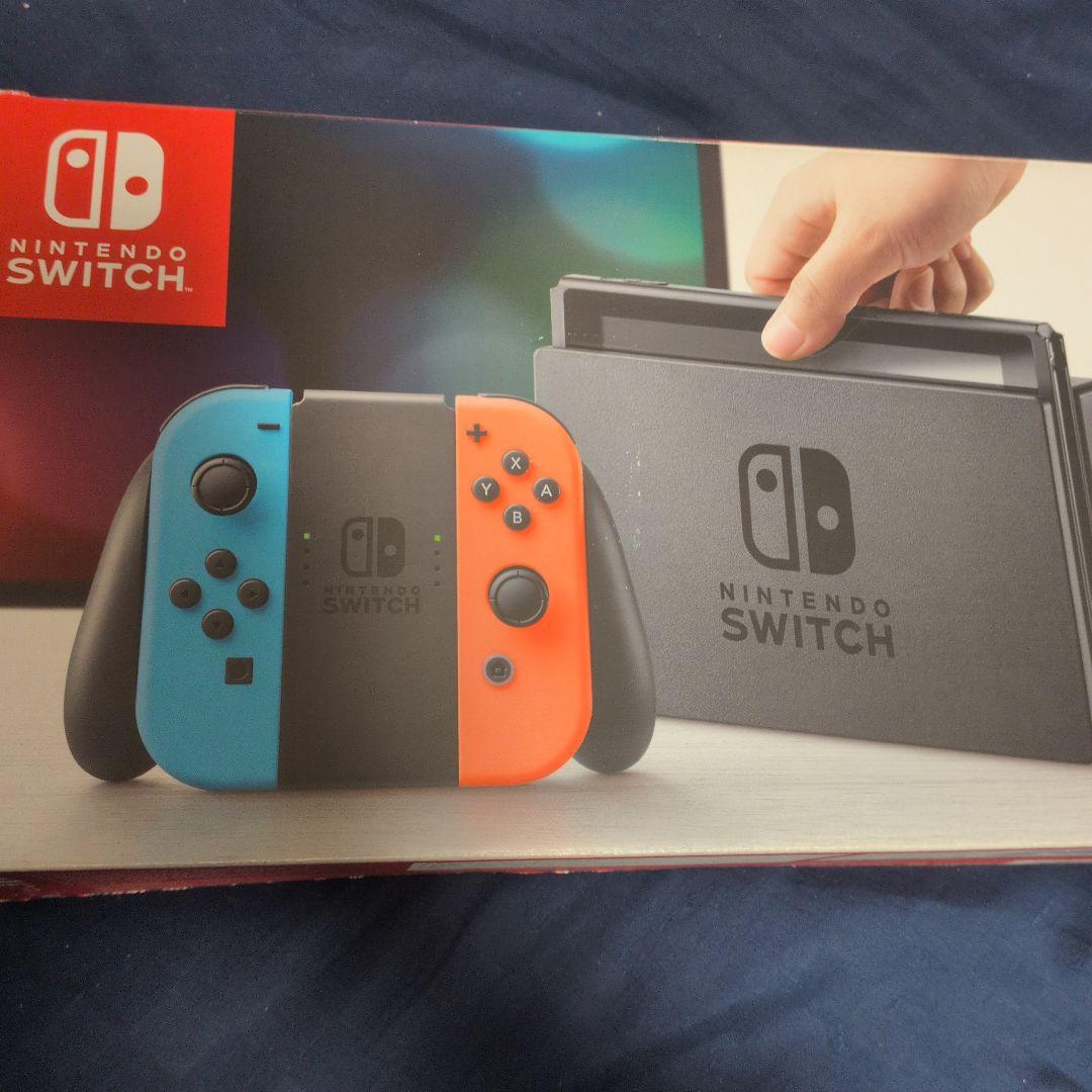 Nintendo Switch 本体 青/オレンジ リモコン一部不具合
