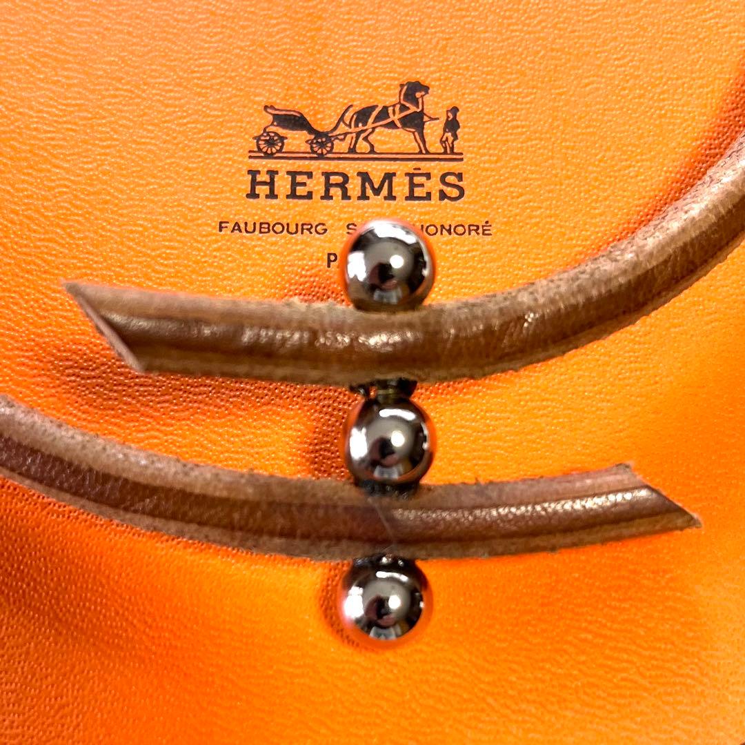 【美品】HERMES エルメス ルーレットヒル シルバーレザー チョーカー