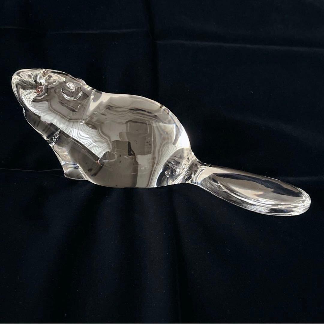 送料無料★ スチューベン グラス　STEUBEN GLASS ☆ ビーバー？