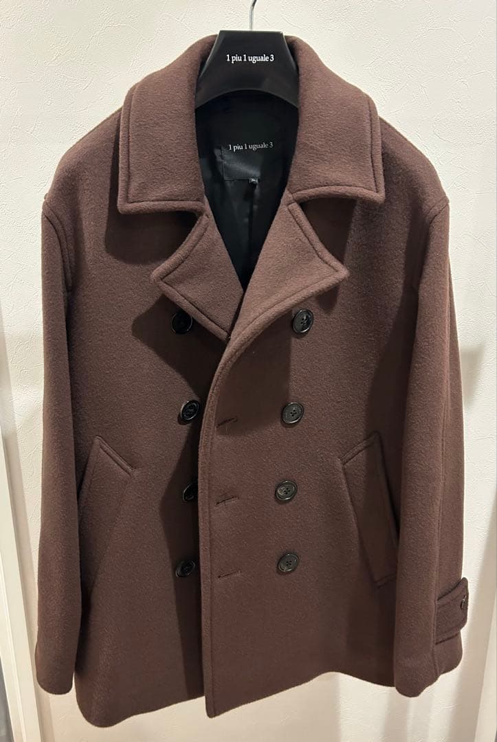 RYO 　23AW 1piu1uguale3 P COAT 〔BROWN〕
