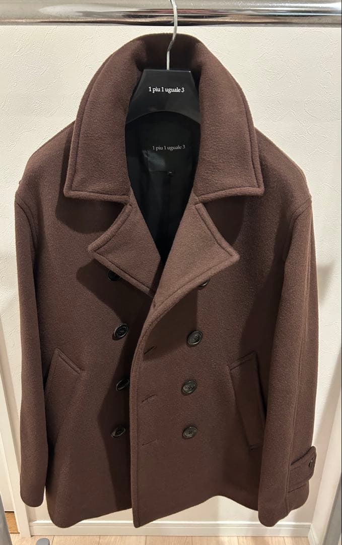 RYO 　23AW 1piu1uguale3 P COAT 〔BROWN〕