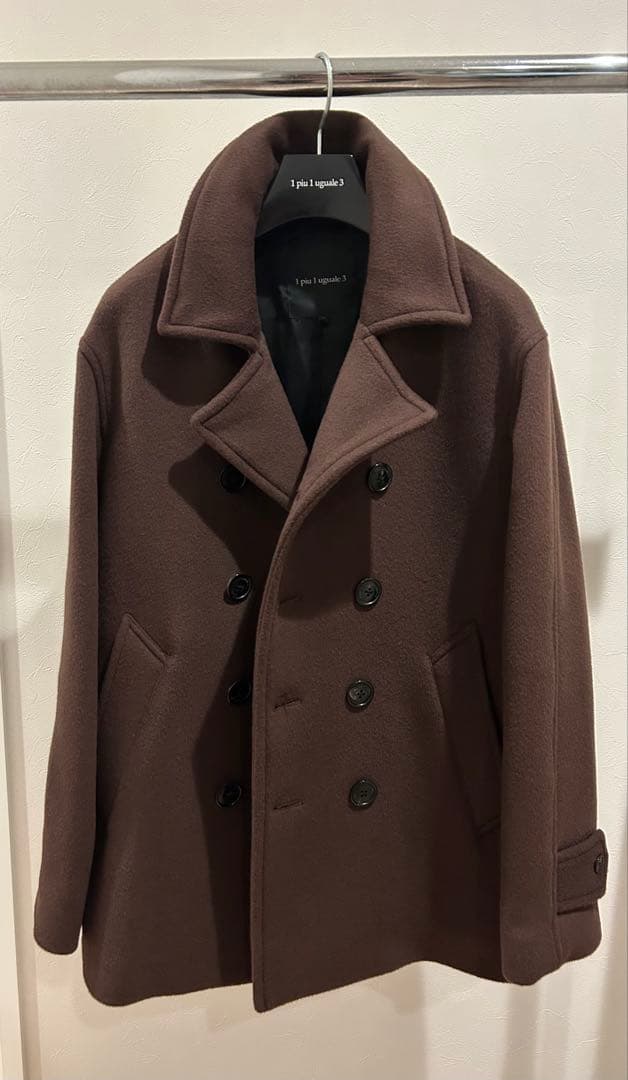 RYO 　23AW 1piu1uguale3 P COAT 〔BROWN〕