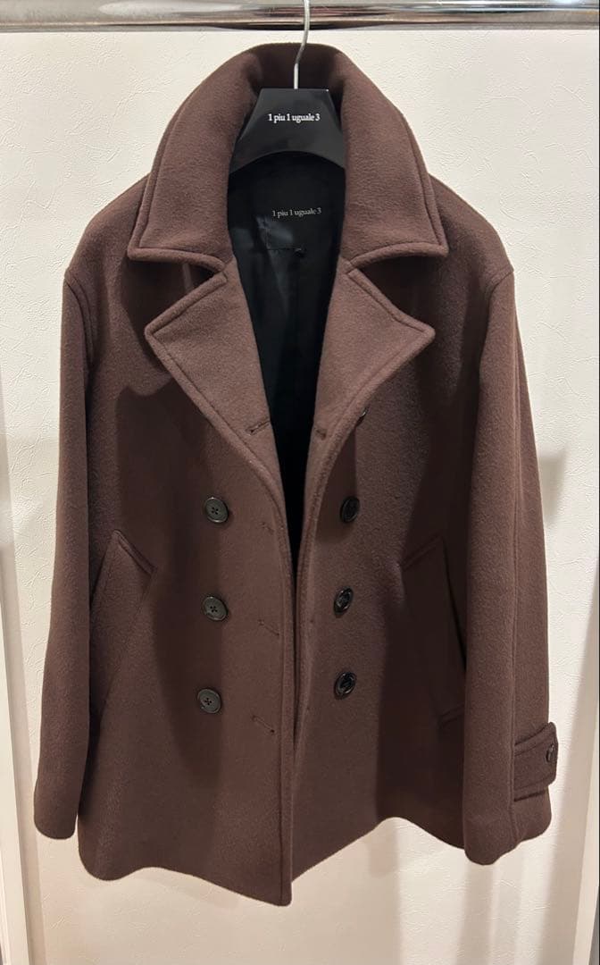 RYO 　23AW 1piu1uguale3 P COAT 〔BROWN〕
