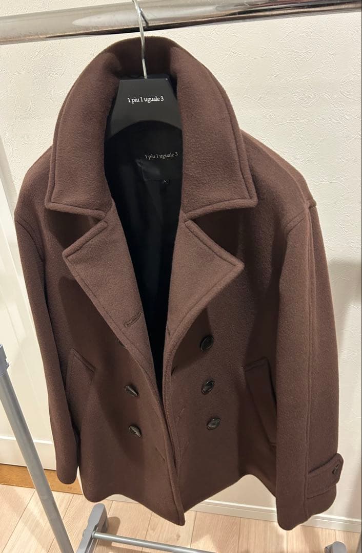 RYO 　23AW 1piu1uguale3 P COAT 〔BROWN〕