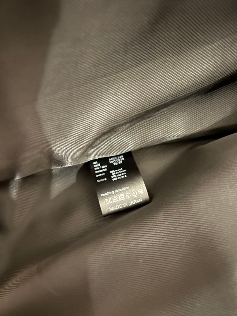 RYO 　23AW 1piu1uguale3 P COAT 〔BROWN〕