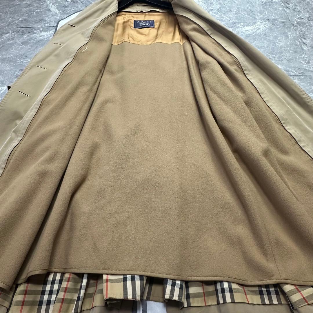 希少♡キャメルヘアライナー付　バーバリー　トレンチコート　ベルト　ノバチェック