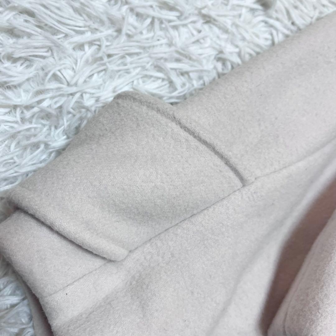 Lily Brown ダブルボタンショートコート 23AW アイボリー