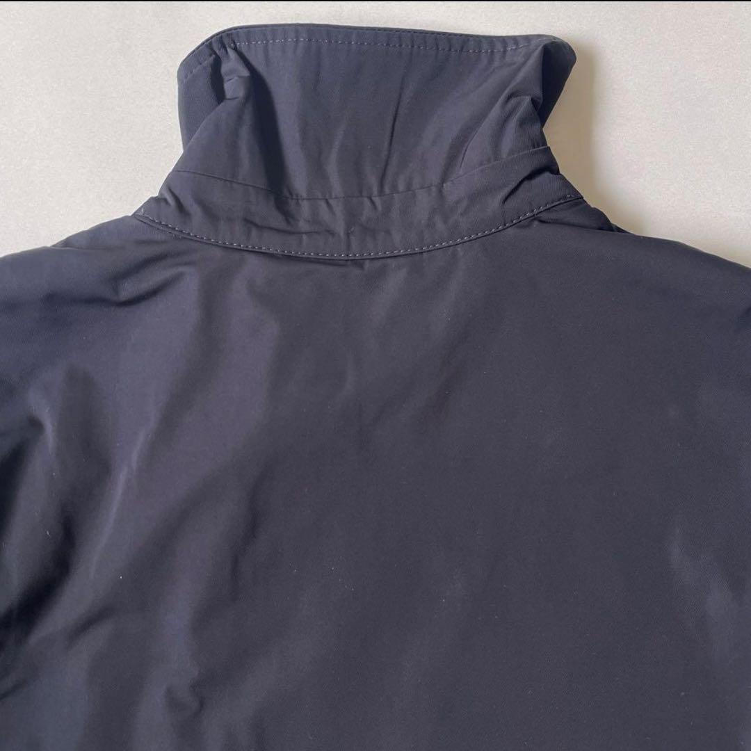 極美品 マックスマーラ トレンチコート ビジュー付き ベルト 40 ネイビー L