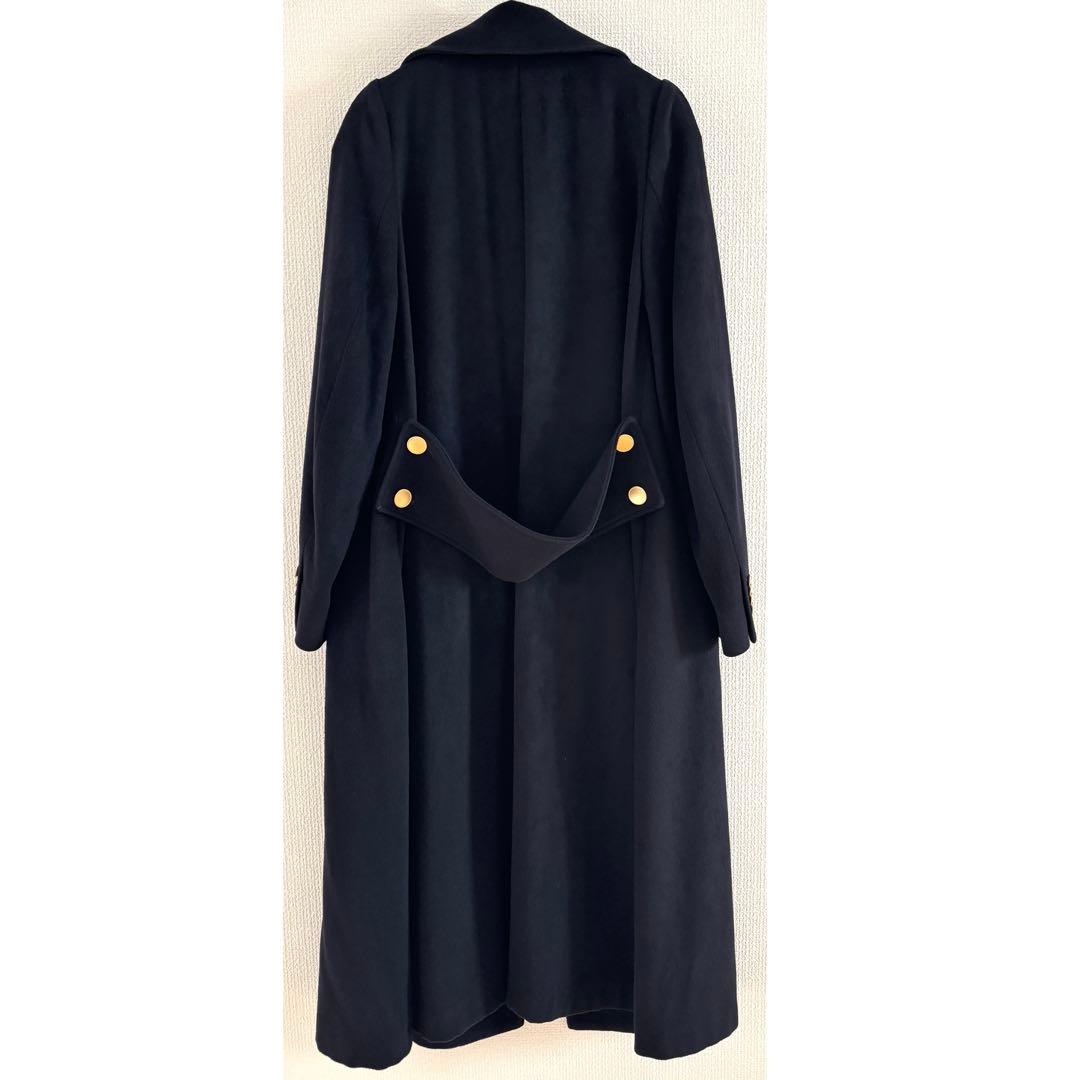 Ameri　CHARME FLARE LONG COAT ネイビー 金ボタン S