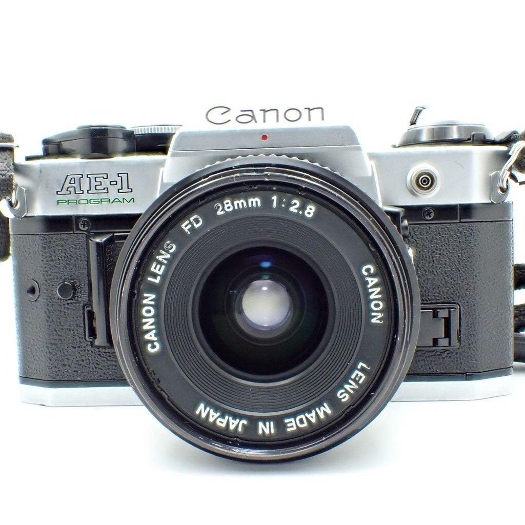 【並品】Canon AE-1 PROGRAM＆New FD 28mm f2.8