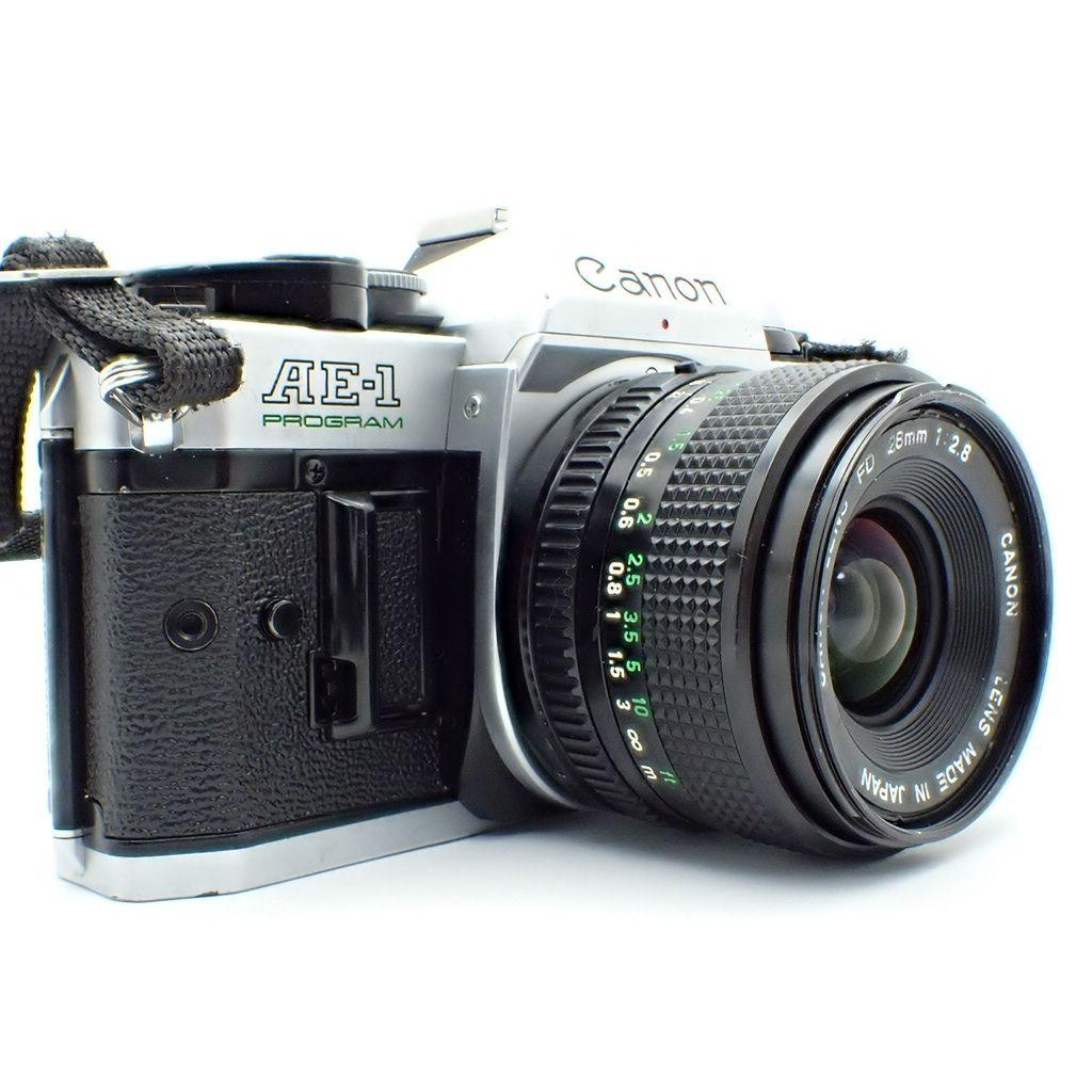 【並品】Canon AE-1 PROGRAM＆New FD 28mm f2.8