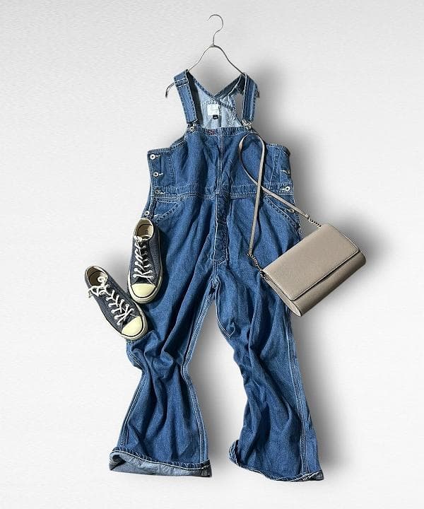 ☆美品☆Oblekt デニム オーバーオール サロペット