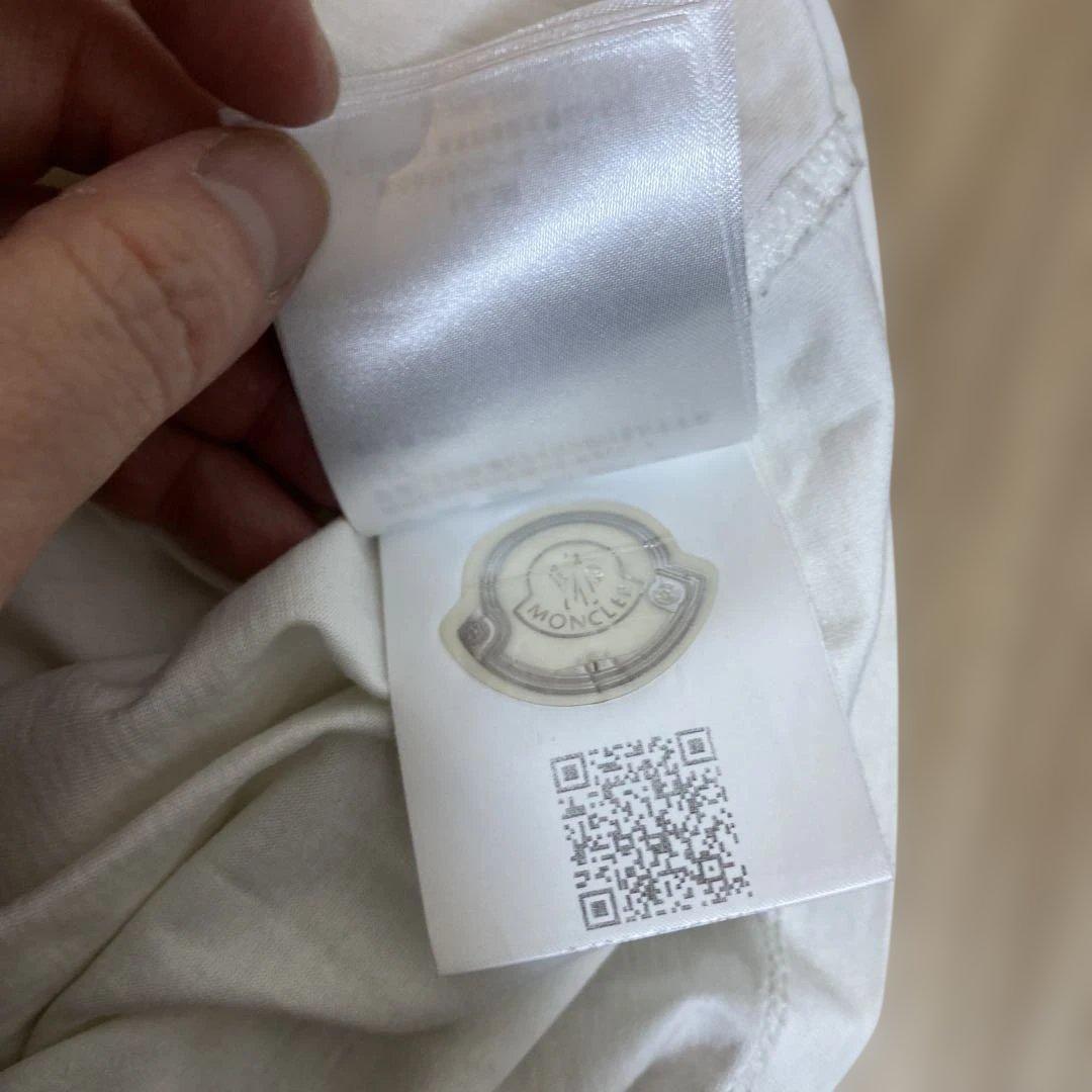 モンクレールTシャツ　双子ワッペン　ダブルワッペン　クリーニング済み