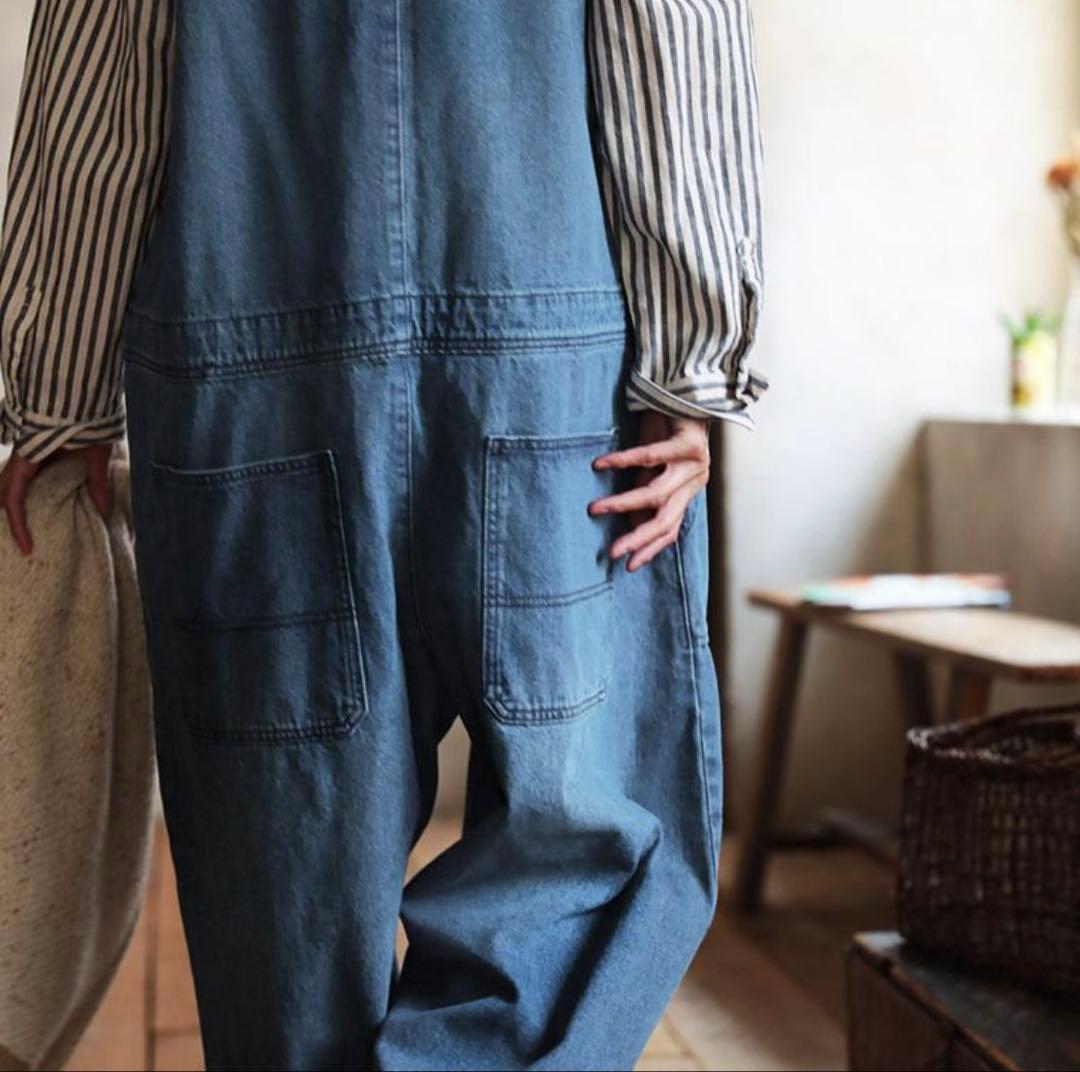 soulberry ソウルベリー 店長のデニムなサロペット Mサイズ