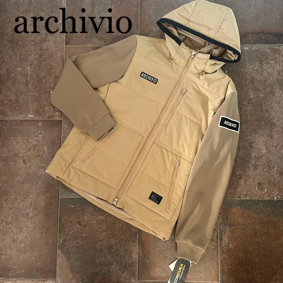 新品未使用　タグ付きarchivio フードブルゾン　ゴルフ　メンズ