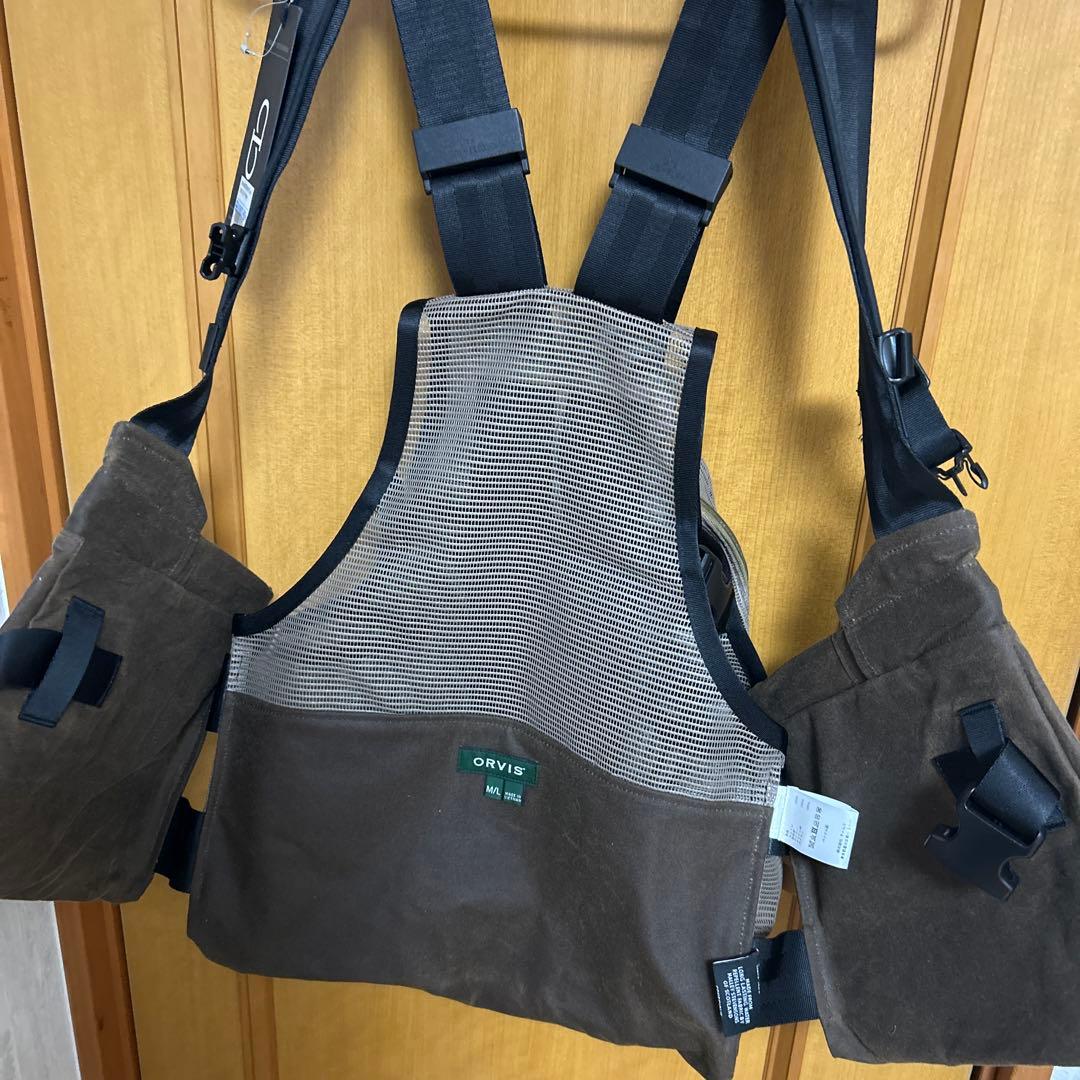 ORVIS ワックスドコットンべスト　未使用　フライ ルアー　ハンティング