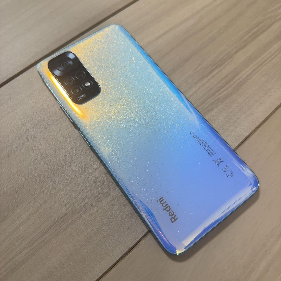 Redmi note 11 本体　スターブルー　美品　中古