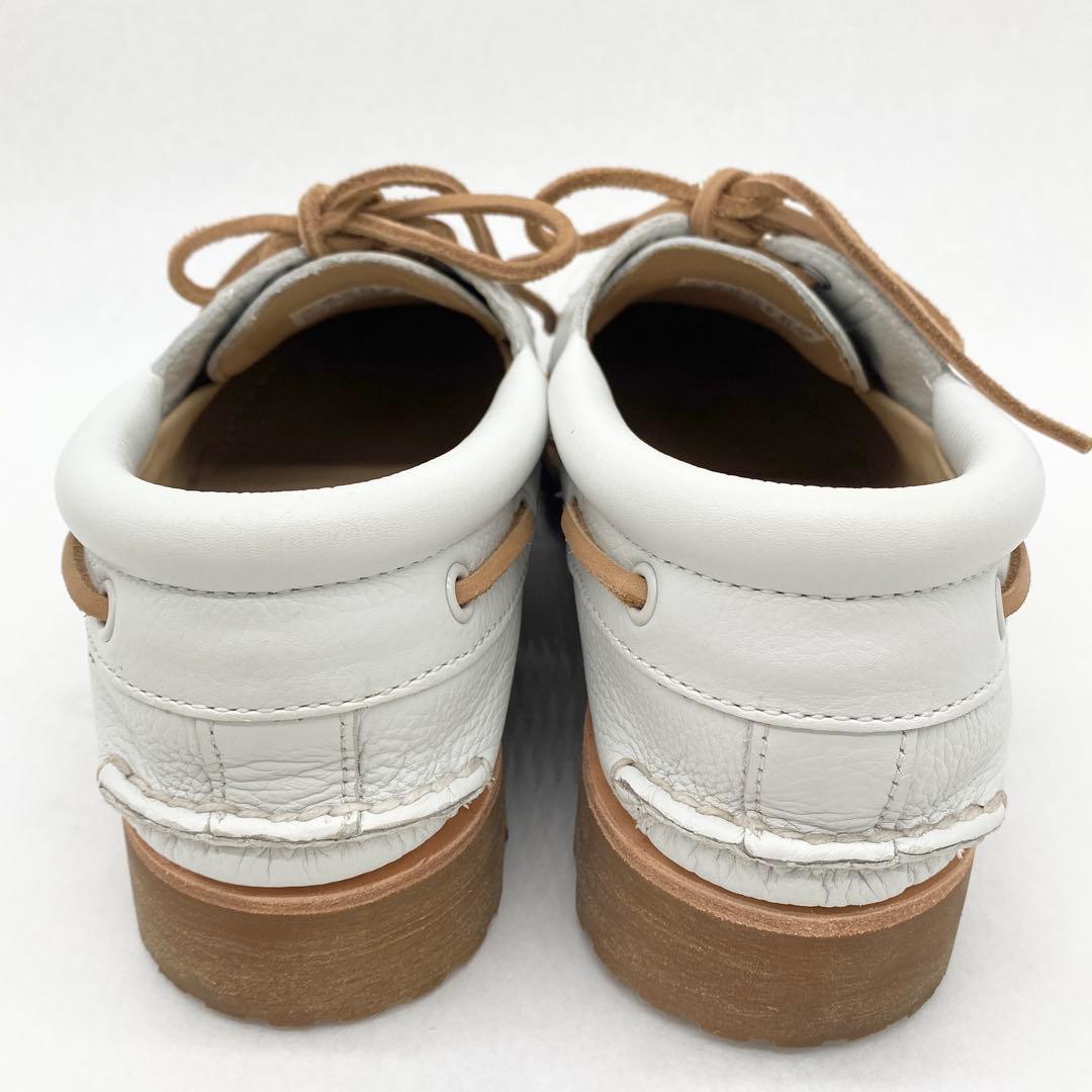 A16172 美品 ティンバーランド　3アイクラシックラグ　白　26