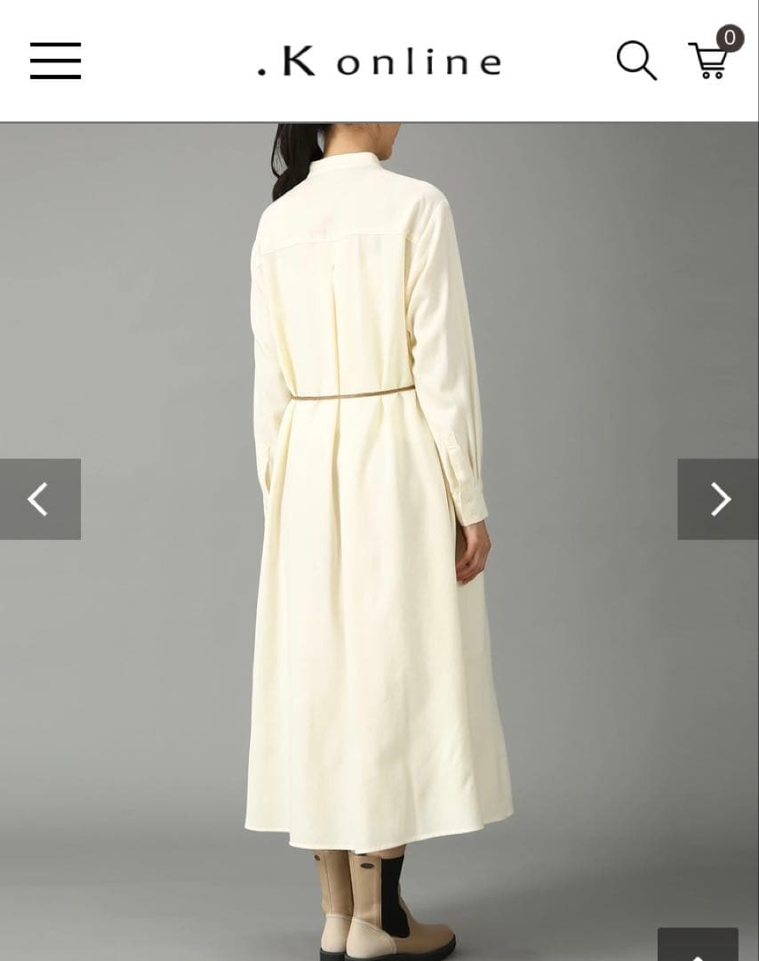 最終【MORABITO BLANC】サキソニーワンピースドレス97900円新品