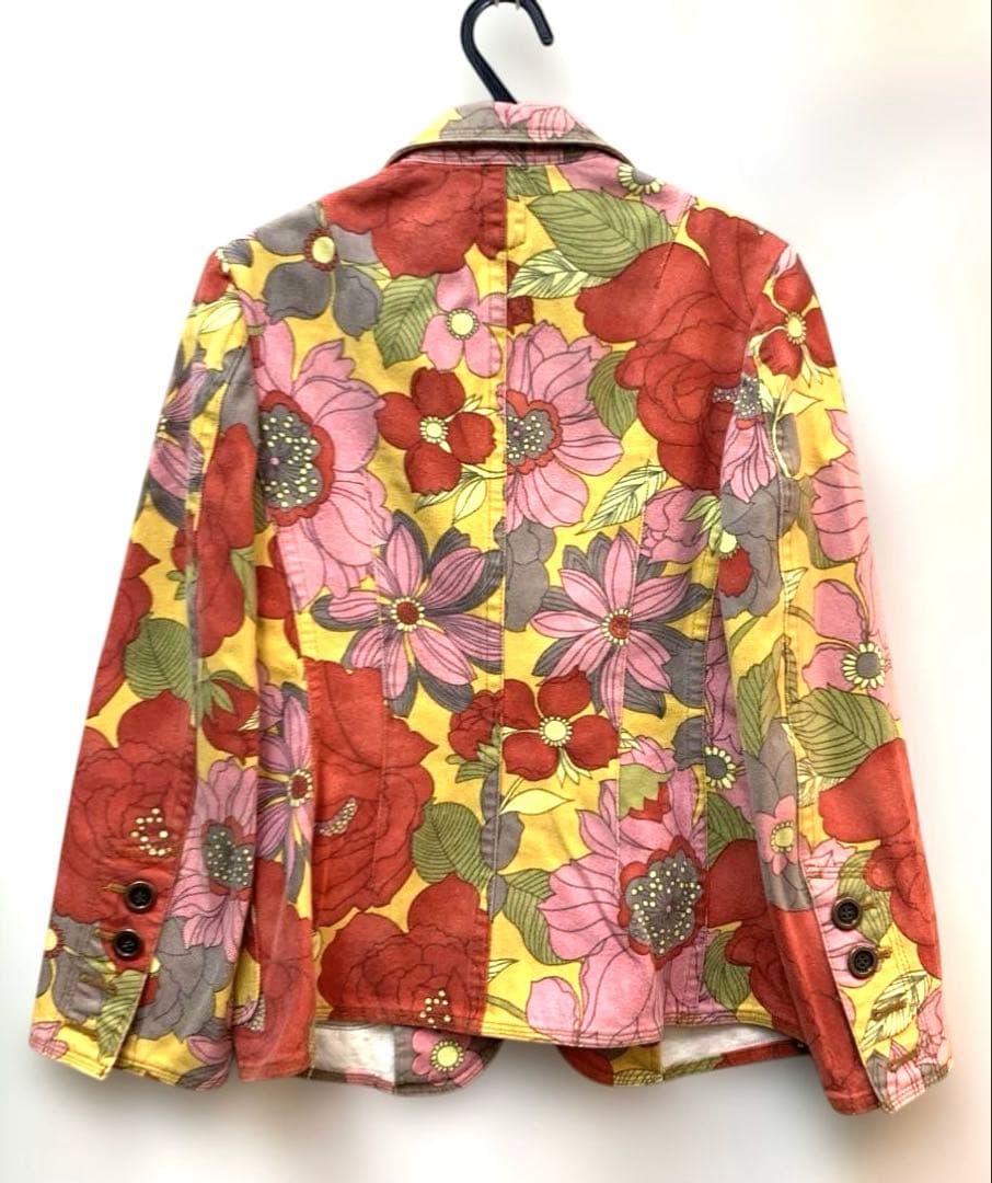 ジュンヤワタナベ コムデギャルソン フラワーデニムカバーオール