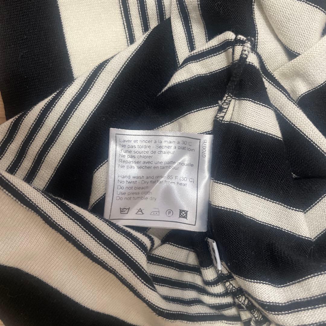 CHANEL ボーダー オフショルダー トップス