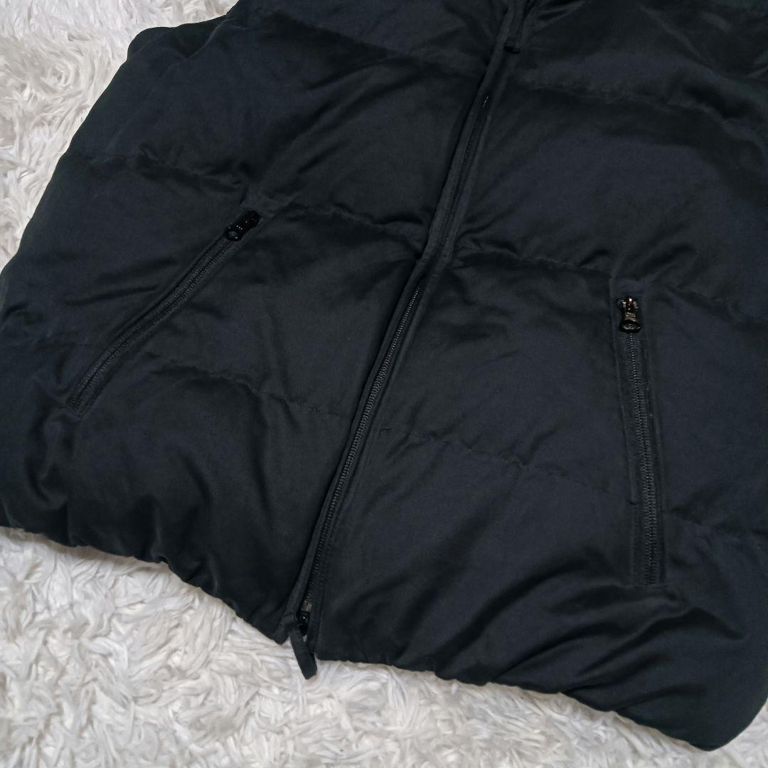 The DUFFER　ボリュームネックダウンベスト　メンズ　XL　ブラック