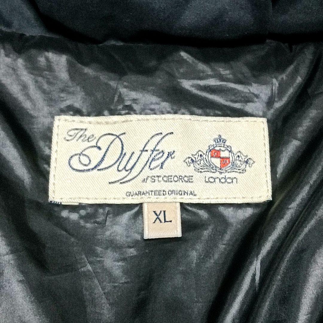 The DUFFER　ボリュームネックダウンベスト　メンズ　XL　ブラック