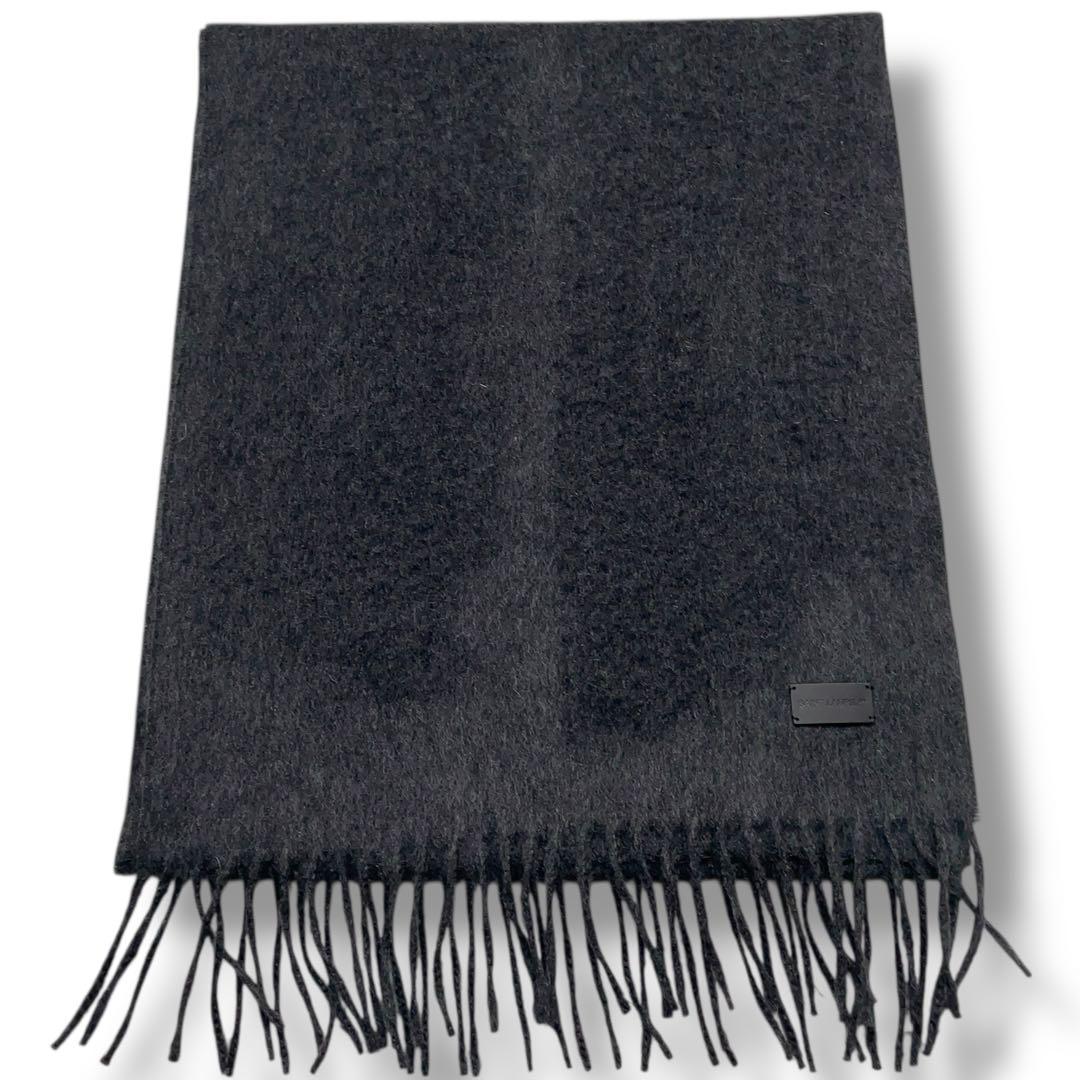 【専用】サンローラン 高級 イタリア製 上質 カシミア100% マフラー グレー