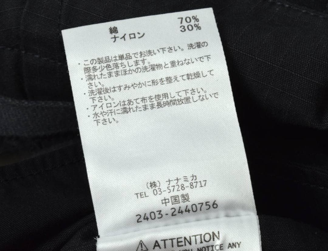 未使用3.4万 ナナミカ カーゴパンツ 0 レディース ネイビー SUCS303