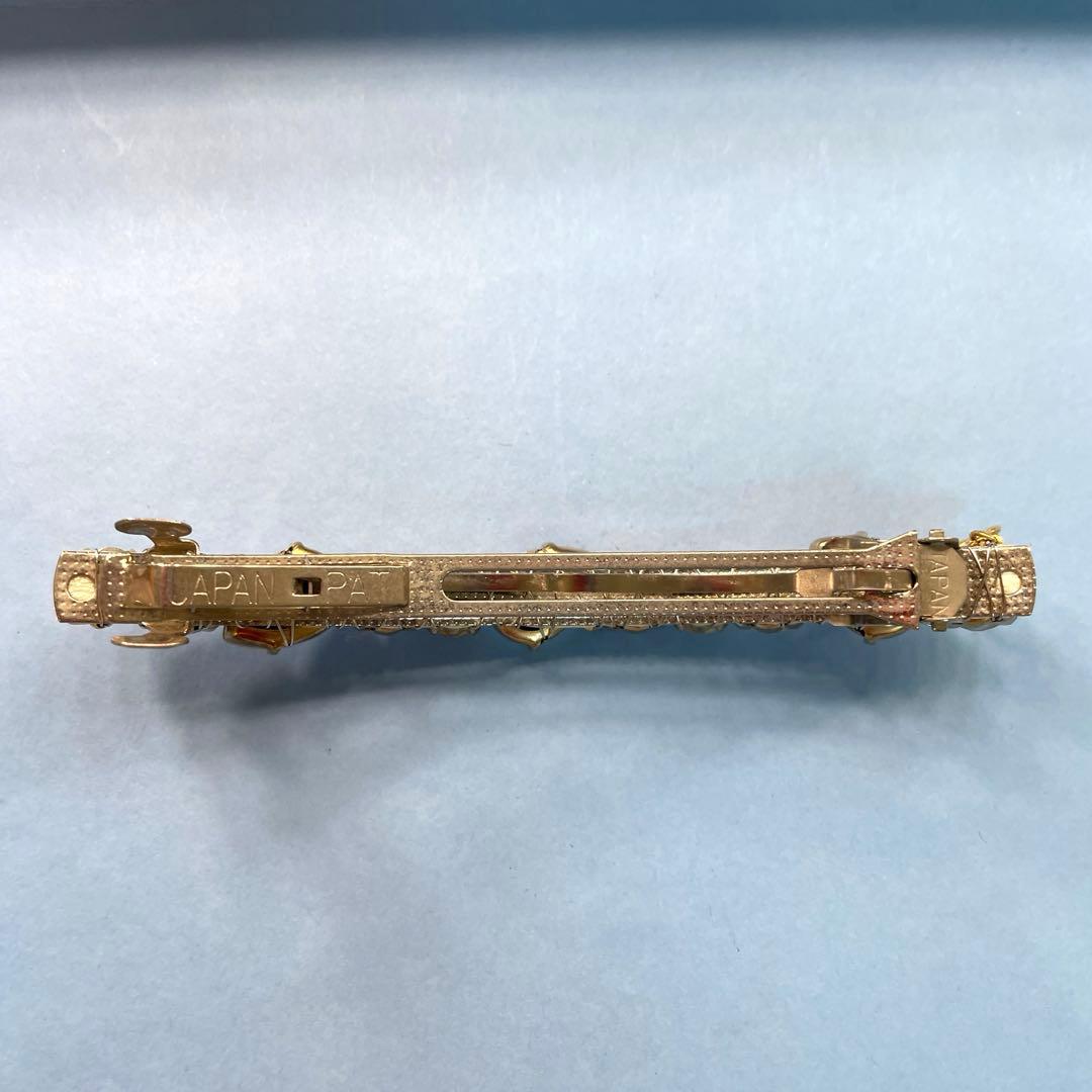 コンプレックスビズスワロフスキーゴージャスバレッタ浴衣ヘアショップ袋付き