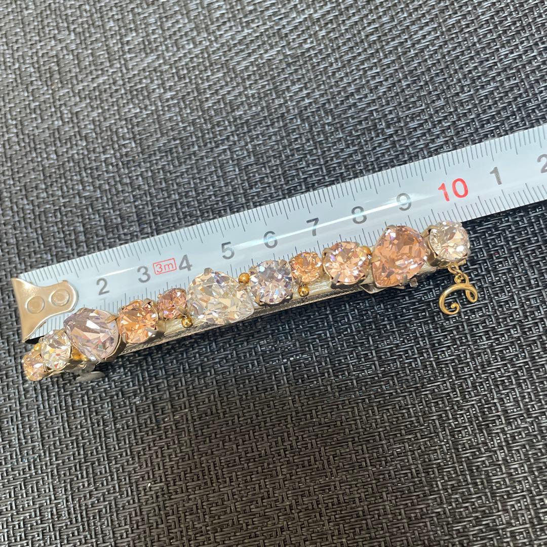 コンプレックスビズスワロフスキーゴージャスバレッタ浴衣ヘアショップ袋付き