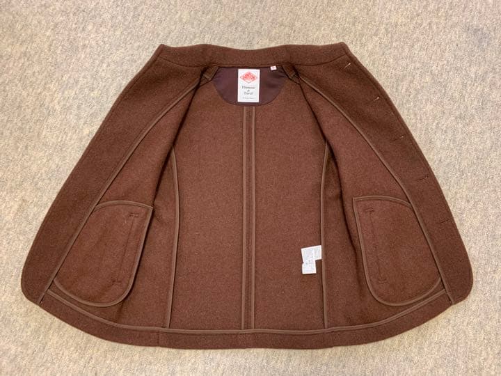 ダントン/19A-SL-001/ウールモッサシングルジャケット／ブラウン/38