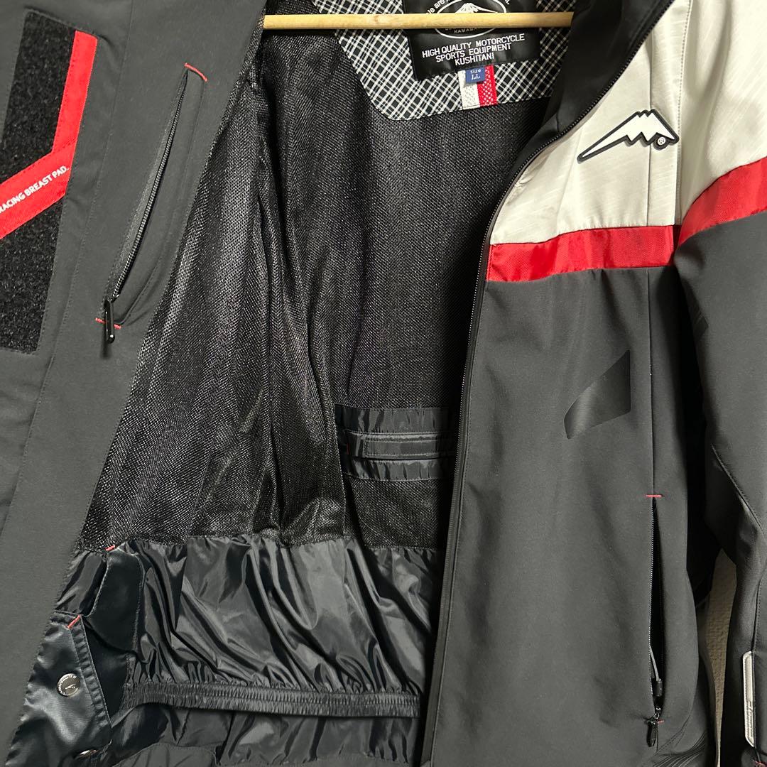 KUSHITANI ガルジャケット 黒/赤/白