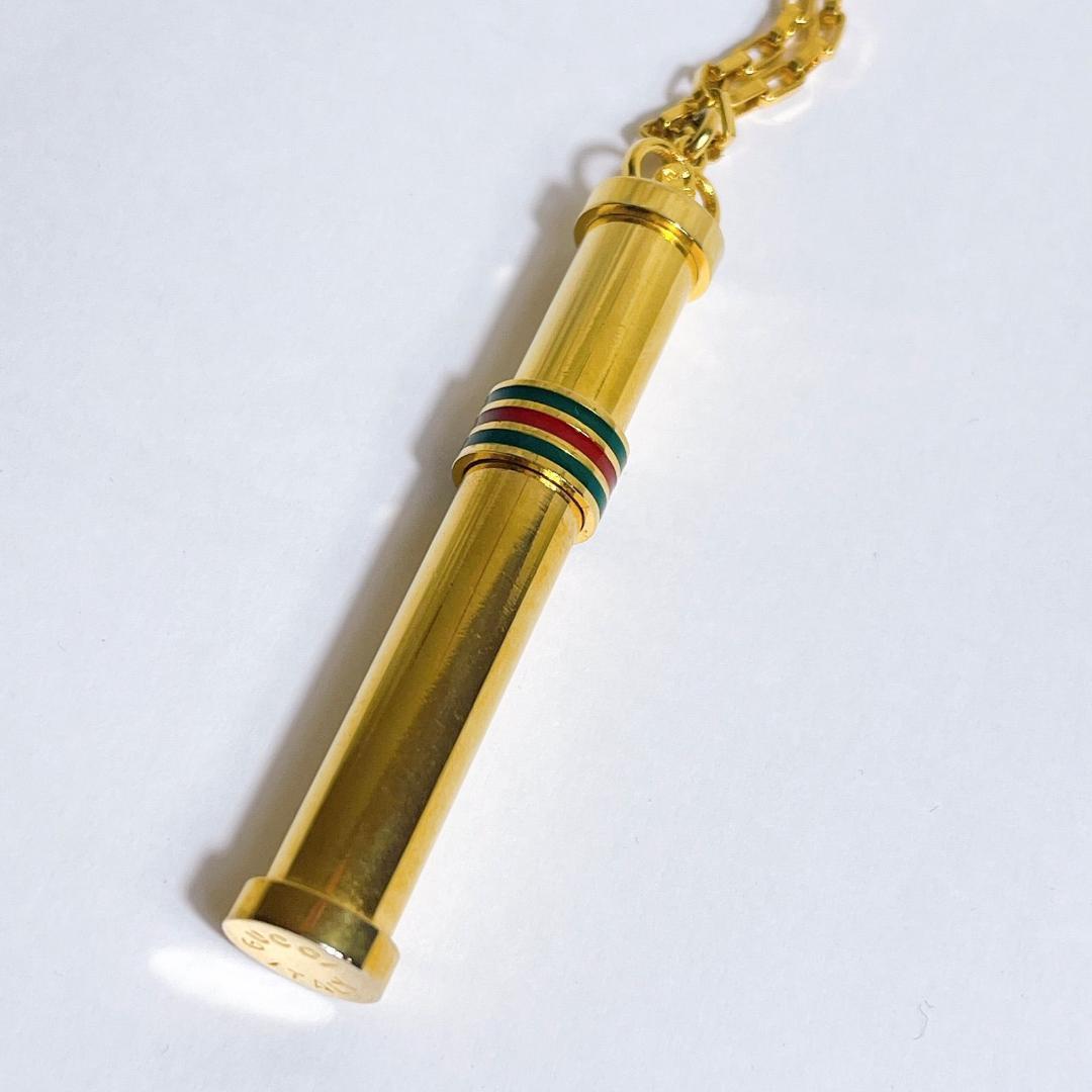 OLD GUCCI グッチ アトマイザー シェリー ロング ネックレス