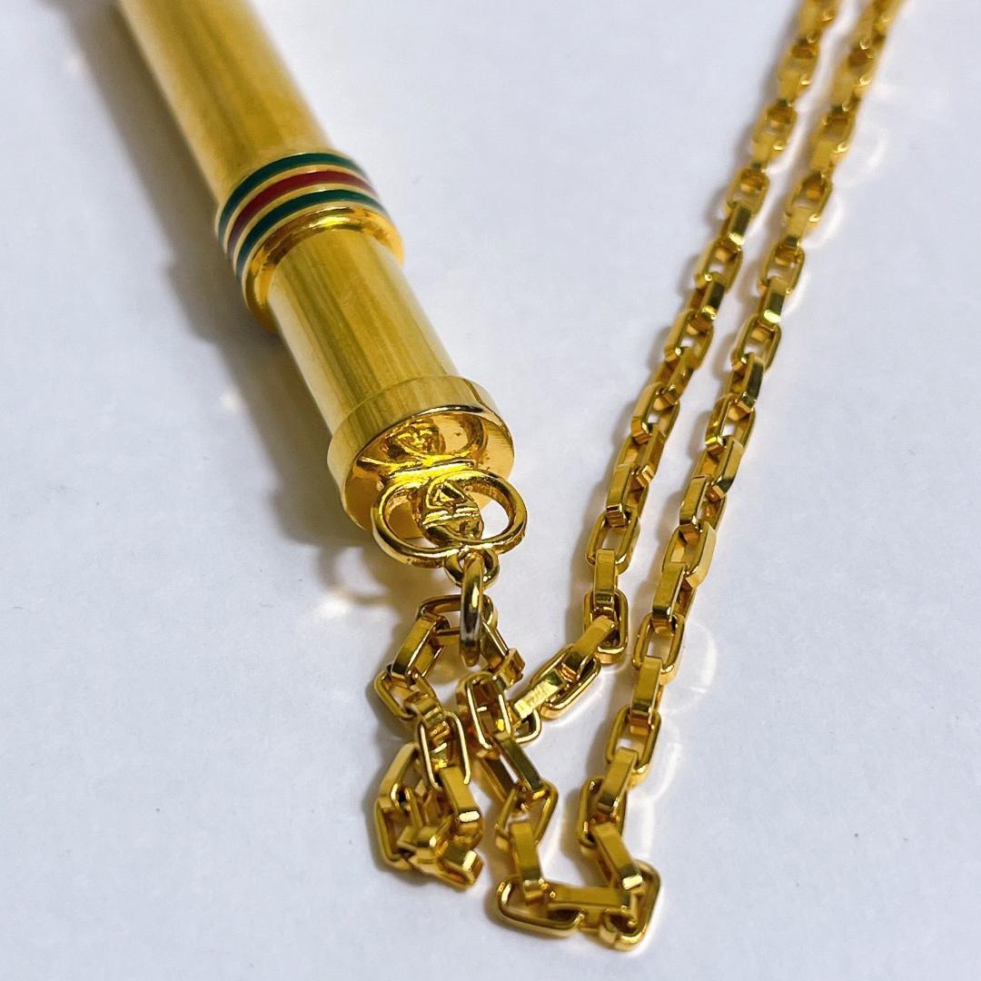 OLD GUCCI グッチ アトマイザー シェリー ロング ネックレス