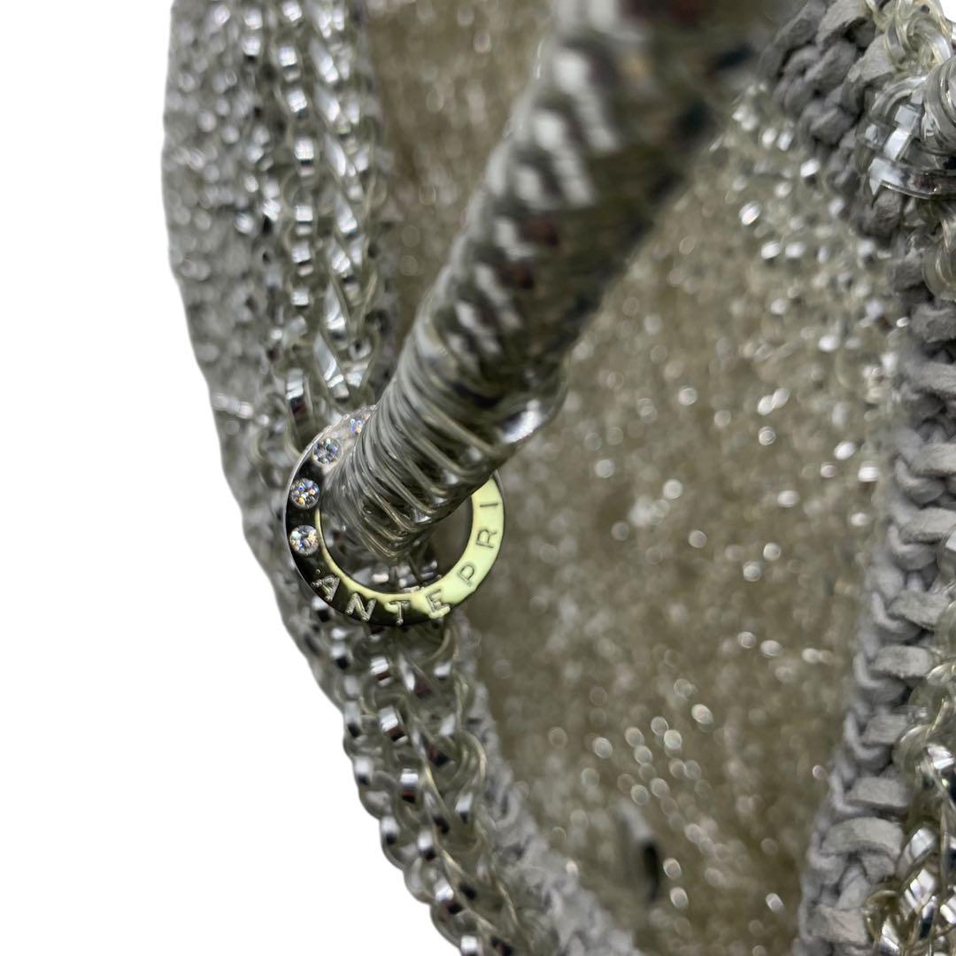 極美品！　アンテプリマ　ワイヤー　トートバッグ　シルバー