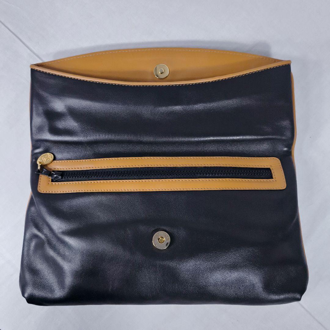 美品✨️ CELINE　セリーヌ　ヴィンテージ　フルレザー　クラッチバッグ