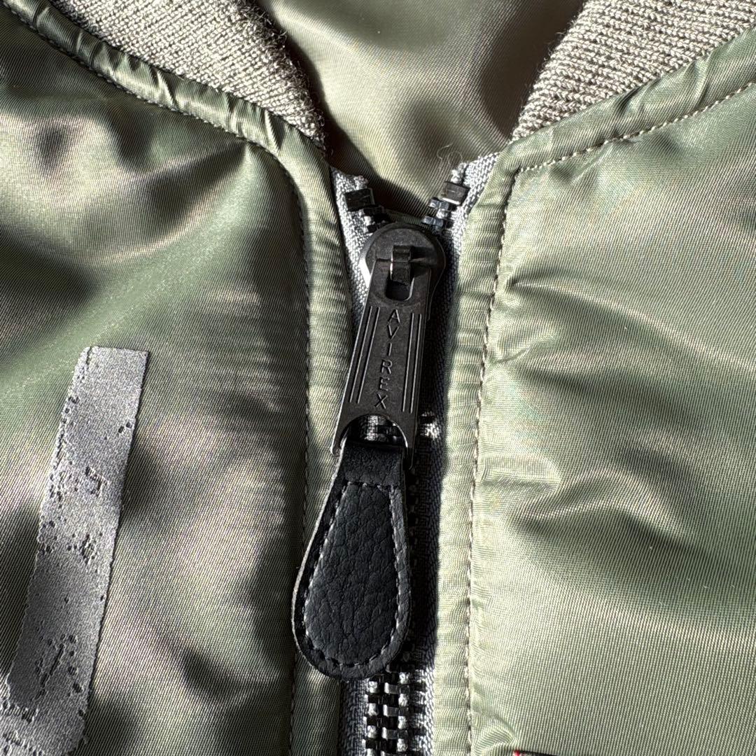 美品 40周年 AVIREX MA-1 MJ-101 フライトジャケット 2XL