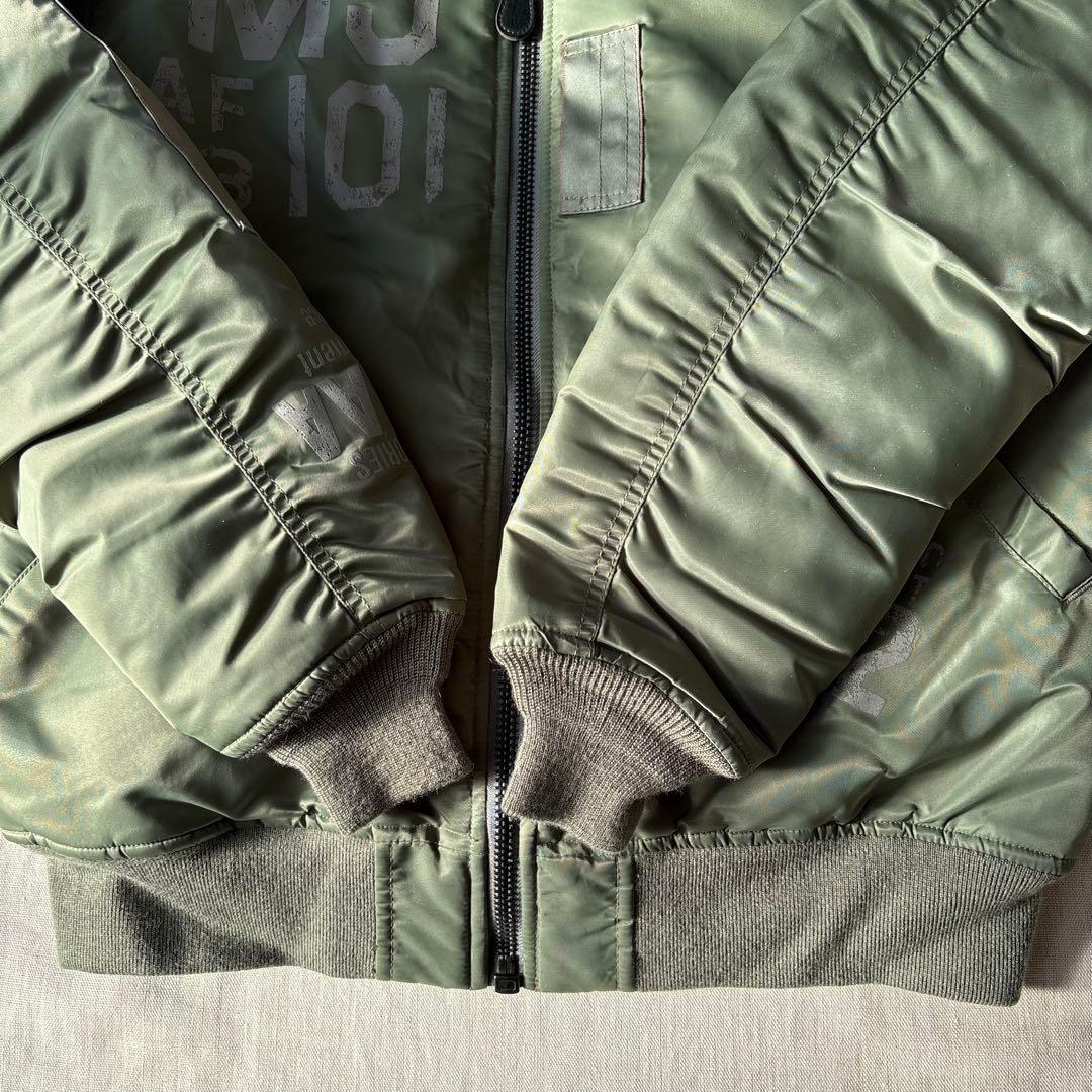 美品 40周年 AVIREX MA-1 MJ-101 フライトジャケット 2XL