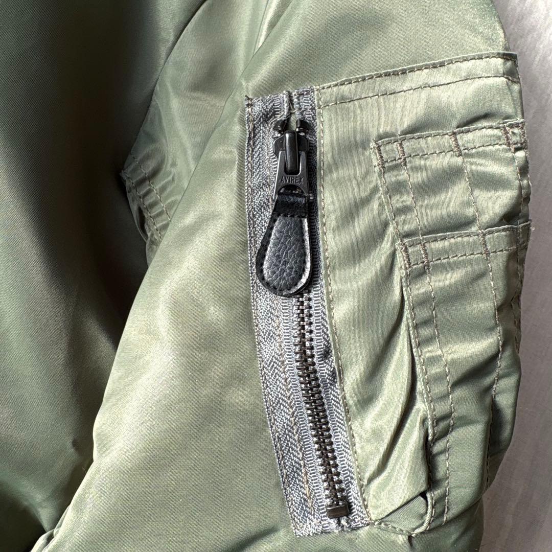 美品 40周年 AVIREX MA-1 MJ-101 フライトジャケット 2XL