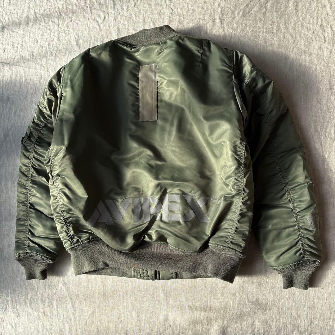 美品 40周年 AVIREX MA-1 MJ-101 フライトジャケット 2XL