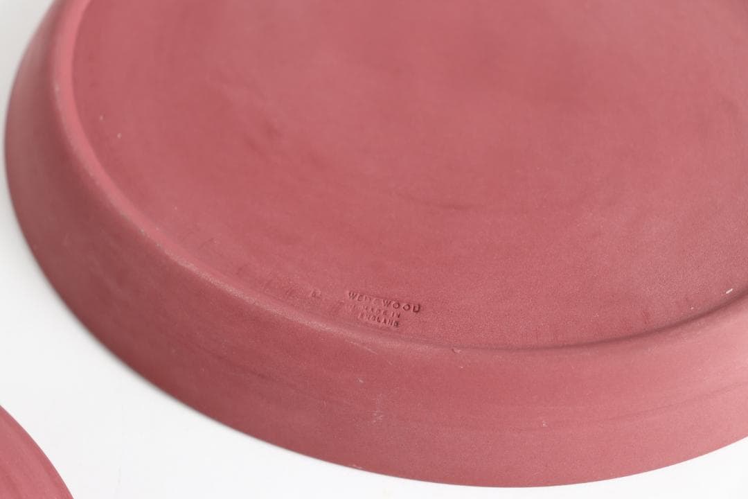 廃盤 希少 ウェッジウッド クリムゾン 限定品 プレート 2枚