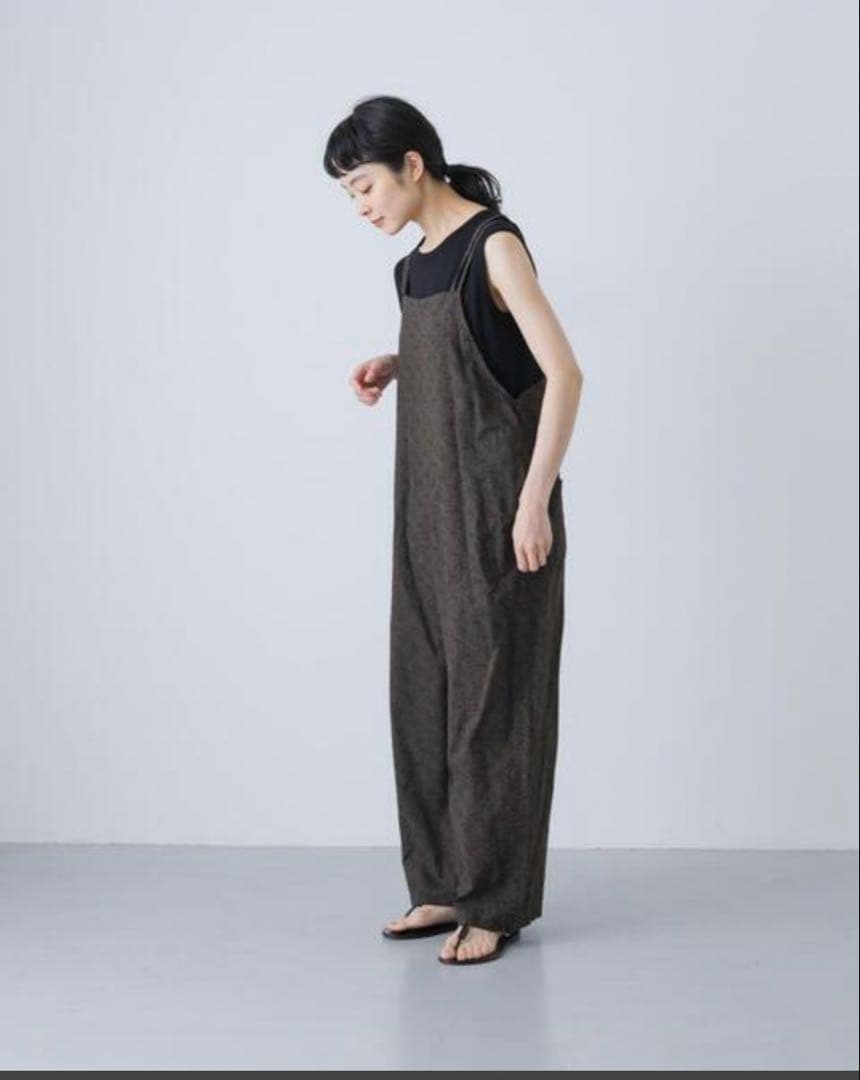 25ss かぐれ　リバティプリントリバティ　オールインワン