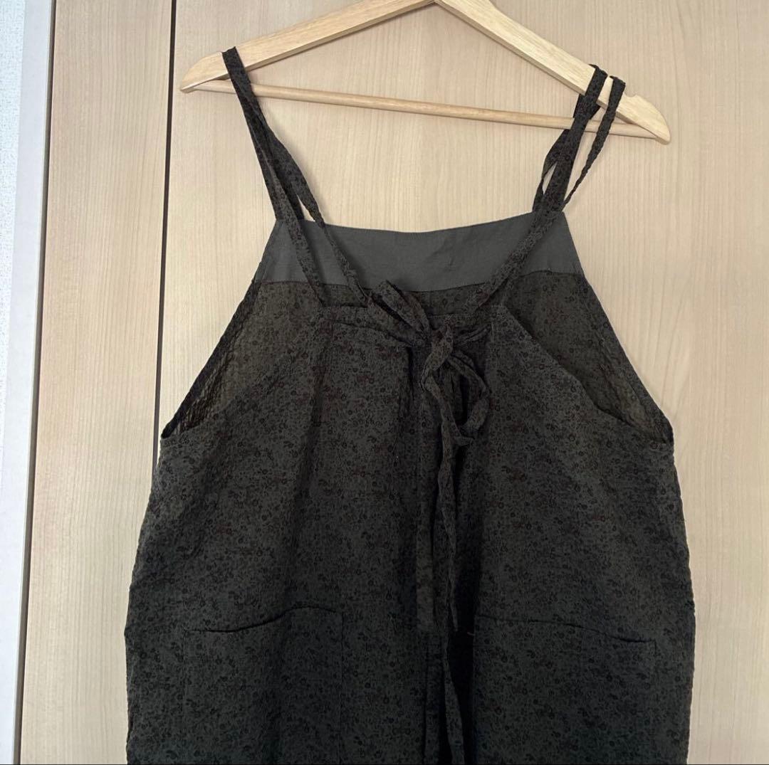 25ss かぐれ　リバティプリントリバティ　オールインワン