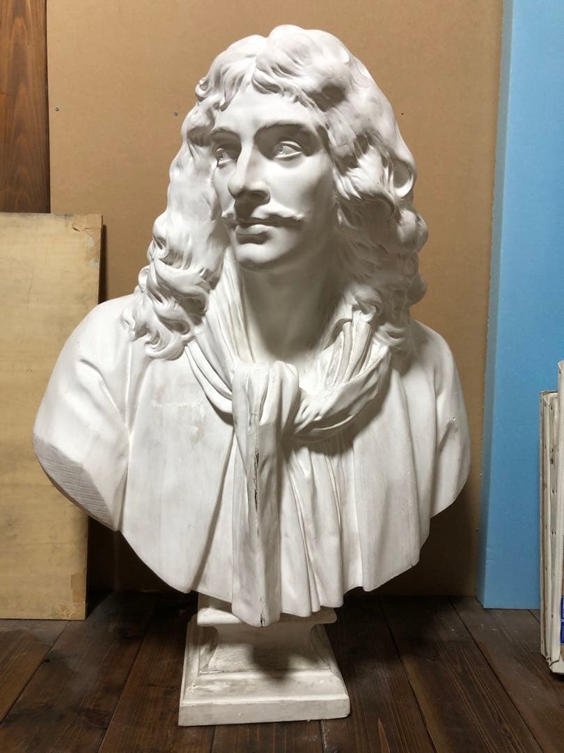 モリエール　胸像　石膏像（直接引き取り希望）
