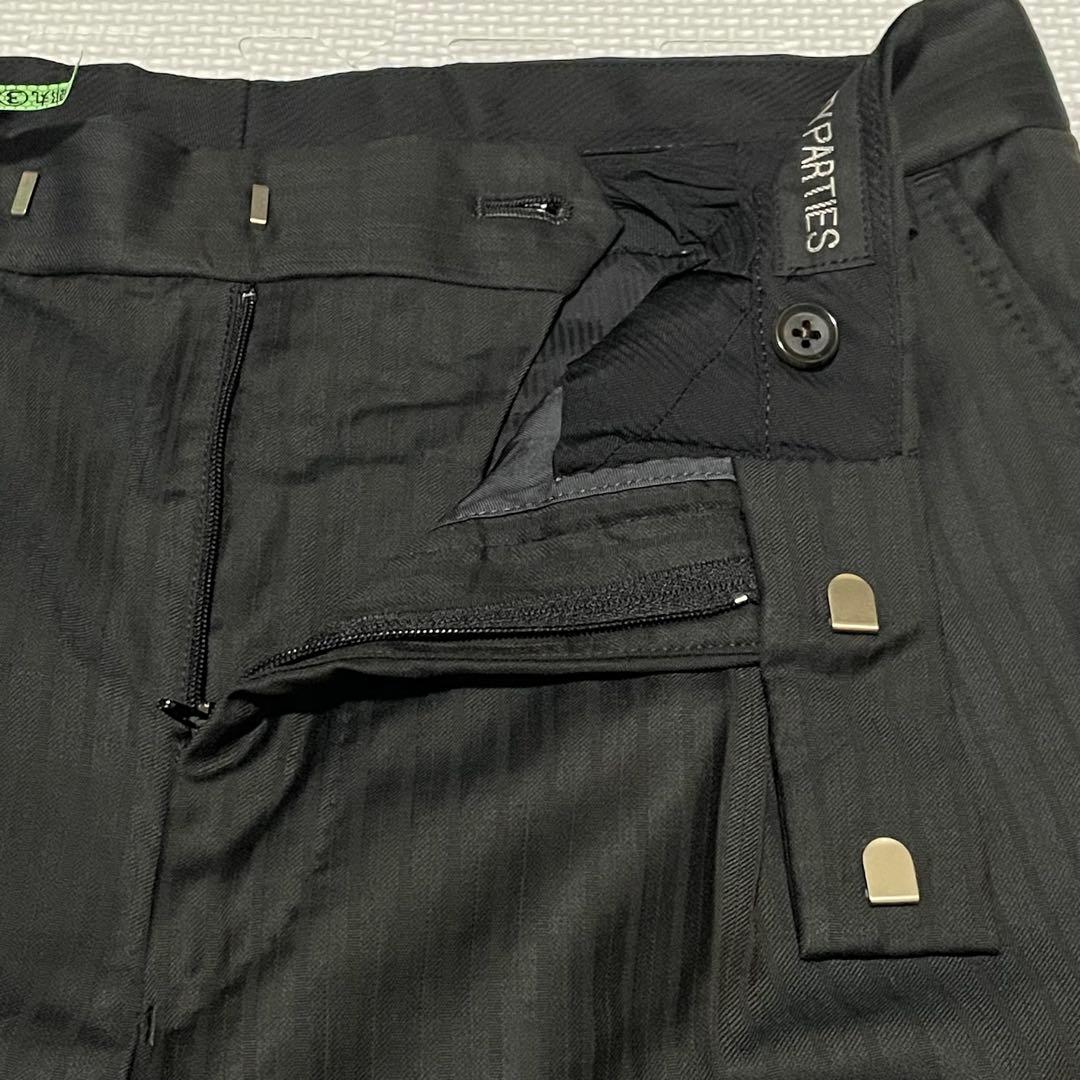 美品 ワコマリア Dormeuil ストライプ スラックス ワイド テーパード