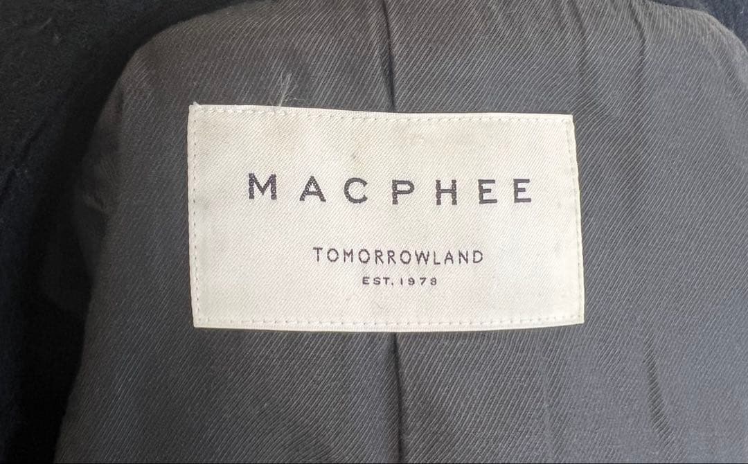 MACPHEE パイルメルトン オーバーサイズドコート