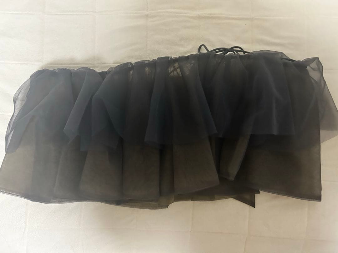 LAGUNAMOON チュールカラーベアパンツドレス+別途ラメインナー付き